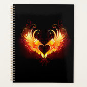 Angel Fire Heart met Wings Planner (Voorkant)