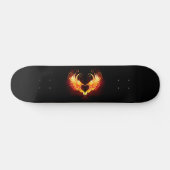 Angel Fire Heart met Wings Skateboard (Horizontaal)