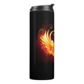 Angel Fire Heart met Wings Thermosbeker (Gedraaid links)