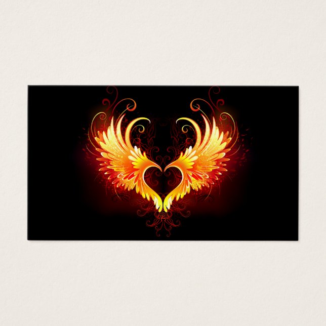 Angel Fire Heart with Wings (Devant)