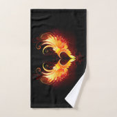 Angel Fire Heart with Wings (Serviette à main)