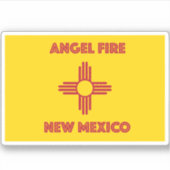 Angel Fire New Mexico Sticker (Voorkant)