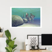 ANGEL FISH PRINT (Thuiskantoor)