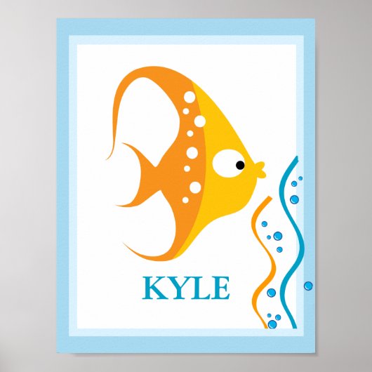 ANGEL FISH under the Zee CUSTOON NAME PRINT (Voorkant)