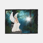 Angel Fleece Blanket - "The Conversation" Deken (Voorkant (Horizontaal))
