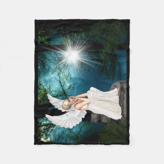 Angel Fleece Blanket - "The Conversation" Deken (Voorkant)
