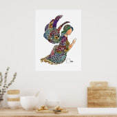 Angel Flight Poster in White (Keuken)