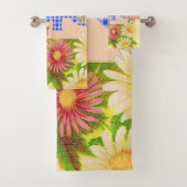 Angel Floral Elephant Bathroom Towel sets Bad Handdoek (Insitu)
