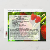 Angel Food Cake Briefkaart (Voorkant / Achterkant)