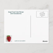 Angel Food Cake Briefkaart (Achterkant)