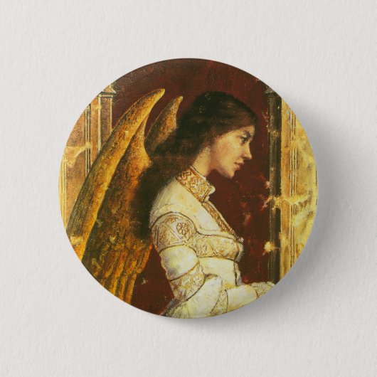 Angel Fresco Design Ronde Button 5,7 Cm (Voorkant)