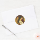 Angel Fresco Design Ronde Sticker (Envelop)