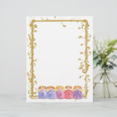 Angel Friends kerstfeestdag Waterverf (Staand voorkant)