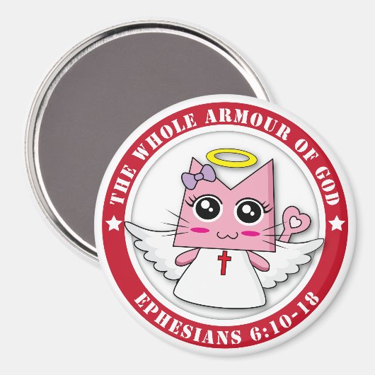 Angel Ga Ga-magneet Magneet (Voorkant / Achterkant)