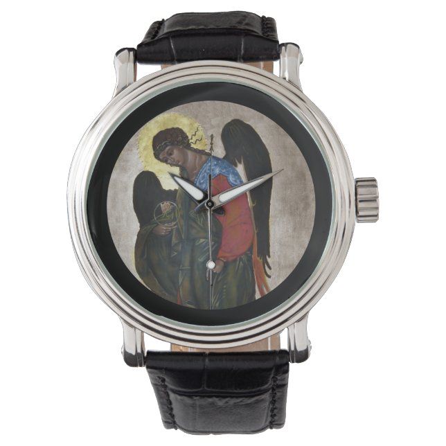 Angel Gabriel Icon Horloge (Voorkant)