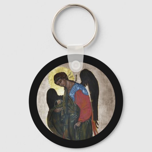 Angel Gabriel Icon Sleutelhanger (Voorkant)