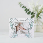 Angel garçon faire-part de naissance (Debout devant)