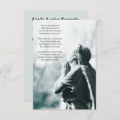 angel gebeddenherdenkingsdiensten kaart (Voorkant / Achterkant)