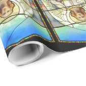 Angel-gekleurd glas cadeaupapier (Rol Hoek)