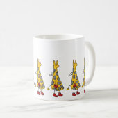 Angel Giraffes Marching Coffee Mok (Voorkant rechts)