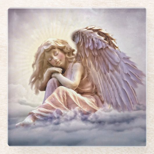 Angel Glazen Onderzetter (Voorkant)