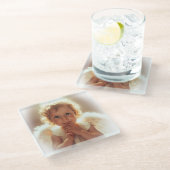 Angel Glazen Onderzetter (Schuin)