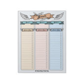 Angel Goal Planner Aangepast Notitieblok (Gedraaid)