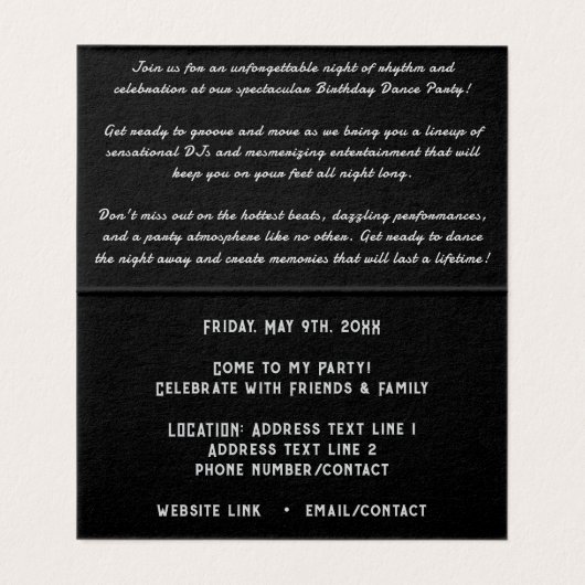 Angel Goddess Vie Célébration d'anniversaire Invit (Inside Unfolded)