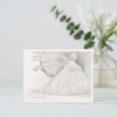 Angel Grond Briefkaart (Staand voorkant)