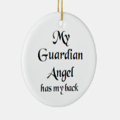 angel guardian has back keramisch ornament (Rechts)