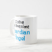 angel guardian heeft geweldige koffiemok (Voorkant links)