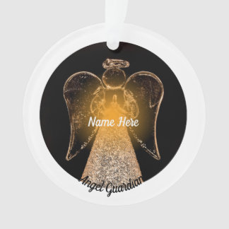 Angel Guardian Name Ornament