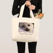 "Angel Harp Seal" Anti-Sealhunt draagtas (Voorkant (product))
