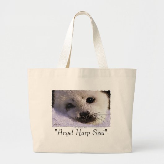 "Angel Harp Seal" Anti-Sealhunt draagtas (Voorkant)