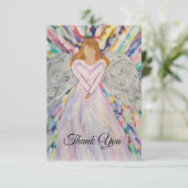 Angel - Hartelijk dank  Bedankkaart (Staand voorkant)