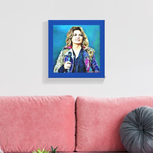 Angel Heart Canvas Afdruk (Insitu (Woonkamer))