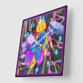 ANGEL HEART CARRÉ WALL HORLOGE (Angle)