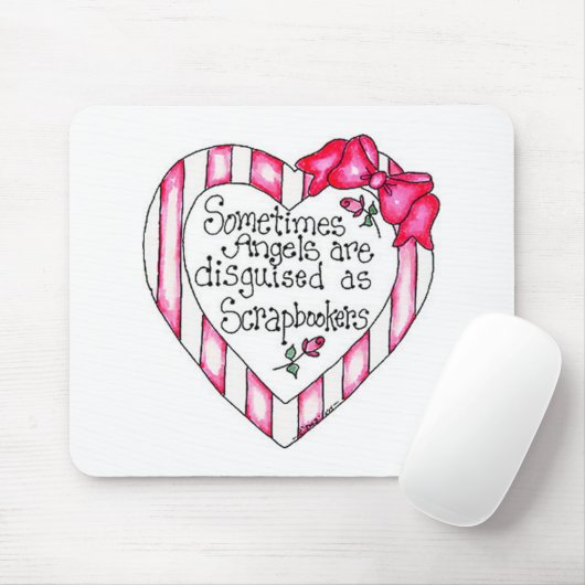 Angel Heart Scrapbooker Muismat (Met muis)