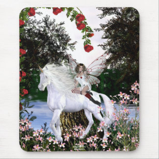 Angel Heart Unicorn White Beauty 4 Muismat