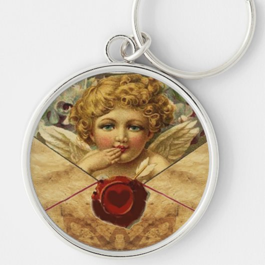 ANGEL HEART WAX SEAL PARCHCHMENT SLEUTELHANGER (Voorkant)