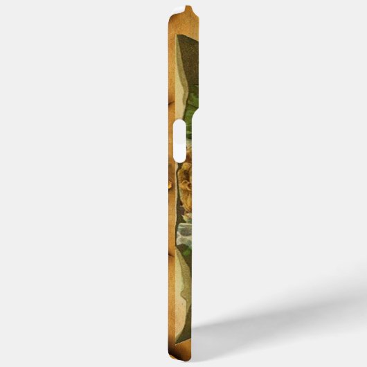 ANGEL HEART WAX SEAL PARCHMENT Monogram Case-Mate iPhone Case (Achterkant / Rechts)