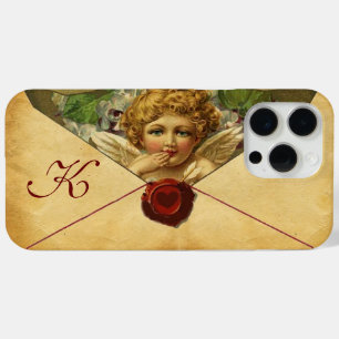 ANGEL HEART WAX SEAL PARCHMENT Monogram iPhone 15 Pro Max Hoesje