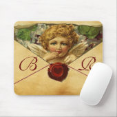 ANGEL HEART WAX SEAL PARCHMENT Monogram Muismat (Met muis)