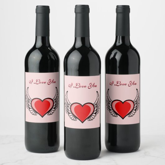 Angel Heart Wijn Etiket (Flessen)