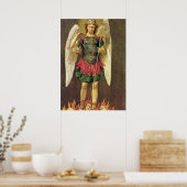 Angel Heilige Archangel Michael Poster (Keuken)
