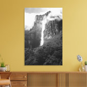 Angel-Herfsten in zwart-wit Canvas Afdruk (Insitu (Woonkamer))