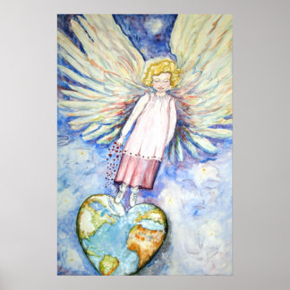 ANGEL HOUDT VAN WERELDWIJDE POSTER