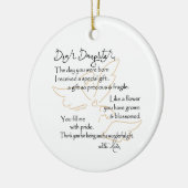 Angel Hugs Ornament voor Dochter (Links)