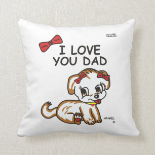 Angel I hou van je pa Pillow Kussen