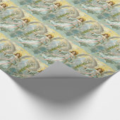 Angel in Blue Cadeaupapier (Hoek)